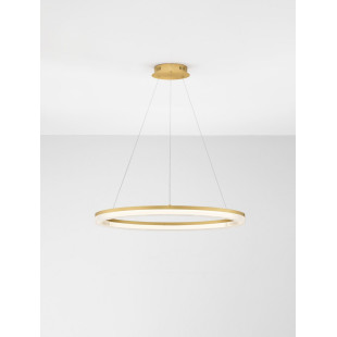 Lampa Wisząca Glamour Lunara LED 80cm Złota - Decolab24