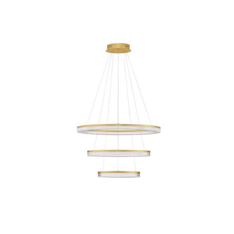 Lampa Wisząca Lunara III Złota LED | Decolab24