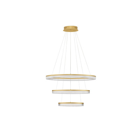 Lampa Wisząca Lunara III Złota LED | Decolab24