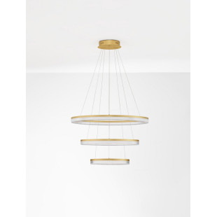 Lampa Wisząca Lunara III Złota LED | Decolab24