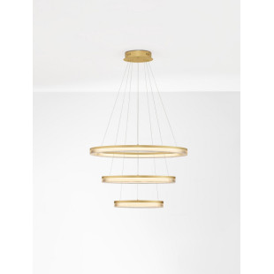 Lampa Wisząca Lunara III Złota LED | Decolab24