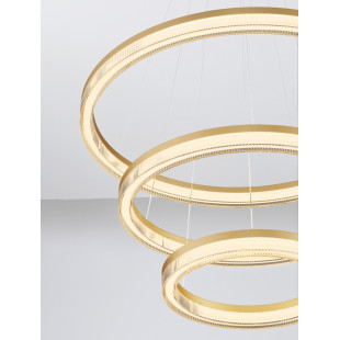 Lampa Wisząca Lunara III Złota LED | Decolab24