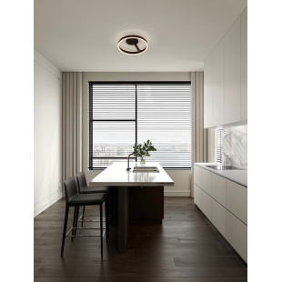 Plafon LED Cibano 40cm Czarny | Regulacja Barwy | Decolab24