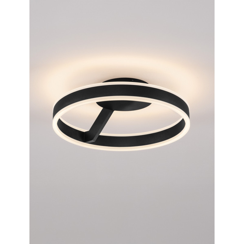 Plafon LED Cibano 40cm Czarny | Regulacja Barwy | Decolab24