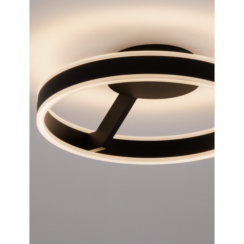 Plafon LED Cibano 40cm Czarny | Regulacja Barwy | Decolab24