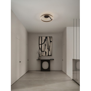 Plafon LED Cibano 60cm czarny | Regulacja barwy | Decolab24