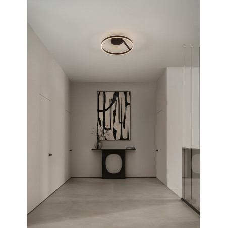 Plafon LED Cibano 60cm czarny | Regulacja barwy | Decolab24