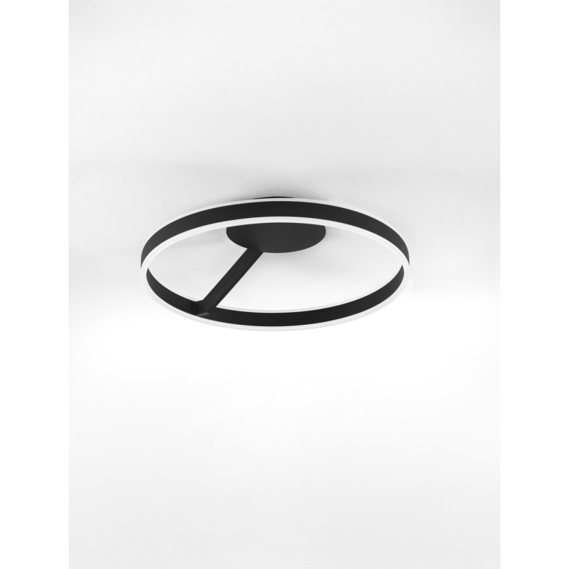 Plafon LED Cibano 60cm czarny | Regulacja barwy | Decolab24