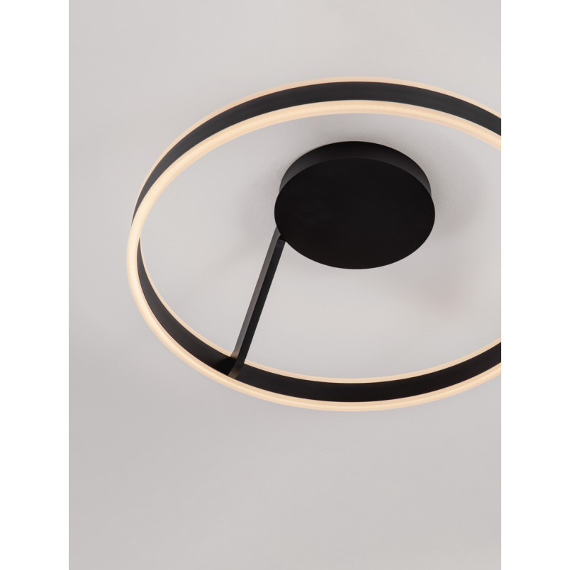 Plafon LED Cibano 60cm czarny | Regulacja barwy | Decolab24