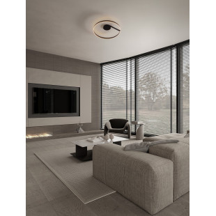 Plafon LED Cibano 80cm Czarny | Regulacja Barwy | Decolab24