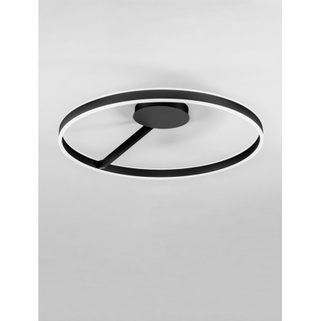 Plafon LED Cibano 80cm Czarny | Regulacja Barwy | Decolab24