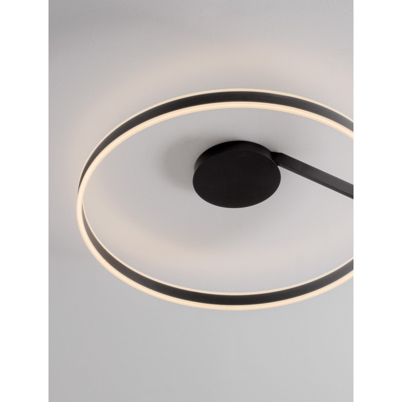 Plafon LED Cibano 80cm Czarny | Regulacja Barwy | Decolab24