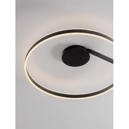 Plafon LED Cibano 80cm Czarny | Regulacja Barwy | Decolab24