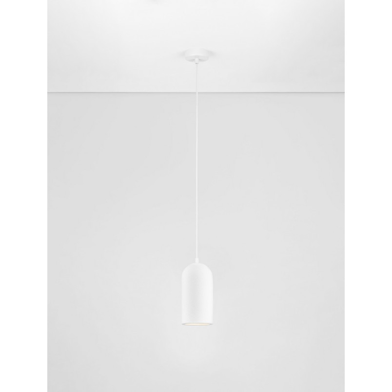 Lampa wisząca gipsowa Modo biała - Decolab24