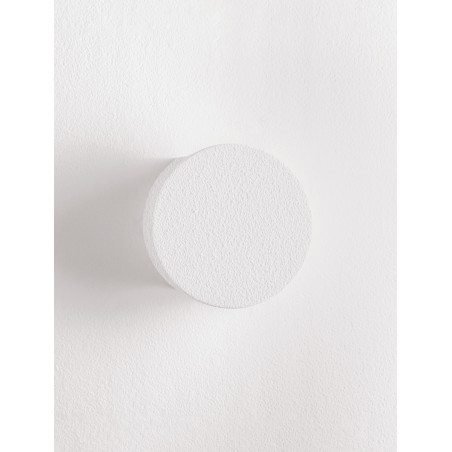 Kinkiet gipsowy Wawa - biały, minimalistyczny | Decolab24