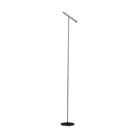 Lampa podłogowa LED Tarpo: Dotykowy ściemniacz, 158cm, Mokka/Czarny