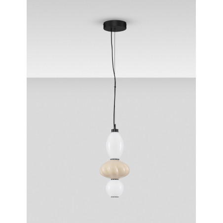 Lampa wisząca Notea LED - Elegancki design w białym i beżowym | Decolab24