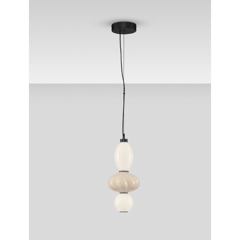 Lampa wisząca Notea LED - Elegancki design w białym i beżowym | Decolab24