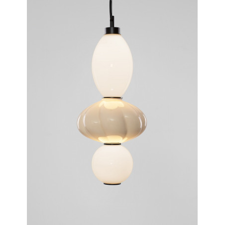 Lampa wisząca Notea LED - Elegancki design w białym i beżowym | Decolab24