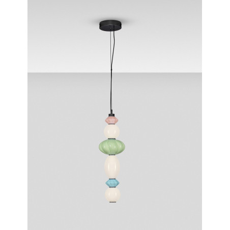 Lampa wisząca Notea LED | Szklana, Dekoracyjna, Art Deco