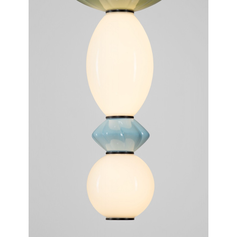 Lampa wisząca Notea LED | Szklana, Dekoracyjna, Art Deco