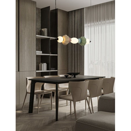 Lampa wisząca Notea LED 90cm - Szklana, Dekoracyjna | Decolab24