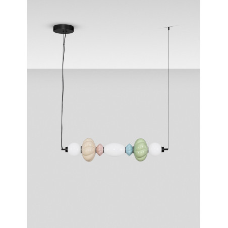 Lampa wisząca Notea LED 90cm - Szklana, Dekoracyjna | Decolab24
