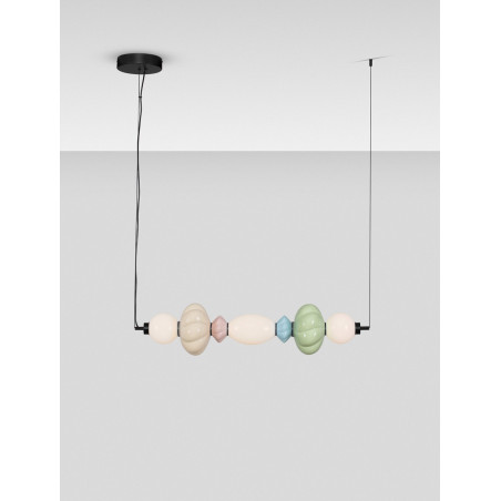 Lampa wisząca Notea LED 90cm - Szklana, Dekoracyjna | Decolab24