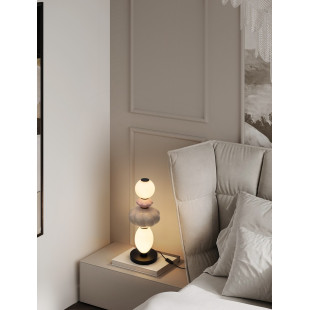 Lampa stołowa Notea LED: Dekoracyjny design, zmienne kolory | Decolab24