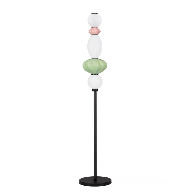 Lampa podłogowa Notea LED - Szklana, Dekoracyjna, Multikolor | Decolab24