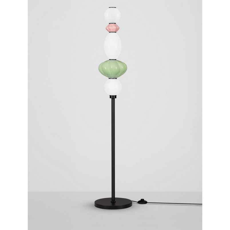 Lampa podłogowa Notea LED - Szklana, Dekoracyjna, Multikolor | Decolab24