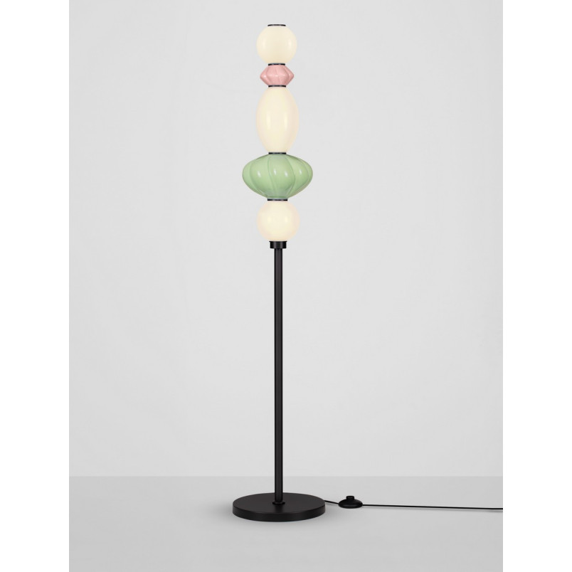 Lampa podłogowa Notea LED - Szklana, Dekoracyjna, Multikolor | Decolab24