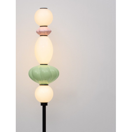 Lampa podłogowa Notea LED - Szklana, Dekoracyjna, Multikolor | Decolab24