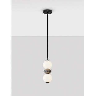 Lampa wisząca LED Lipana - szkło i ceramika | Decolab24