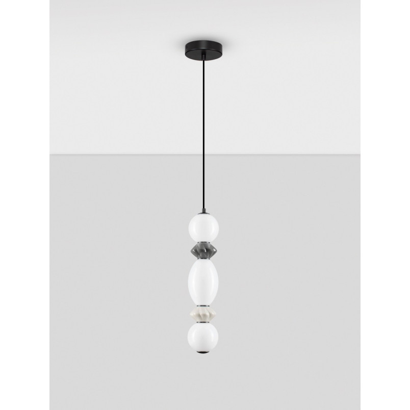 Lampa wisząca Lipana LED - Szkło i ceramika | Decolab24