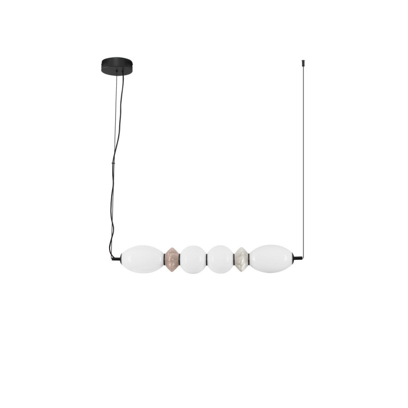 Lampa Wisząca Lipana LED: Szkło i Ceramika | Decolab24