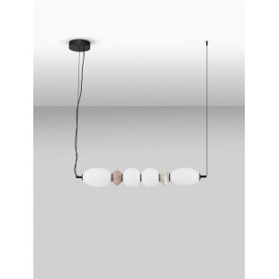 Lampa Wisząca Lipana LED: Szkło i Ceramika | Decolab24