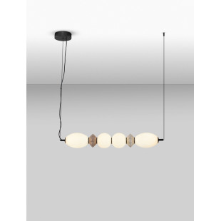 Lampa Wisząca Lipana LED: Szkło i Ceramika | Decolab24