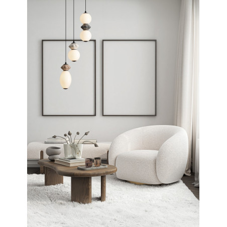 Lampa Wisząca Szklana Lipana III | LED 37cm | Decolab24
