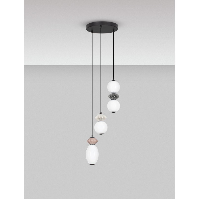 Lampa Wisząca Szklana Lipana III | LED 37cm | Decolab24