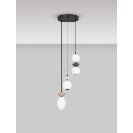 Lampa Wisząca Szklana Lipana III | LED 37cm | Decolab24