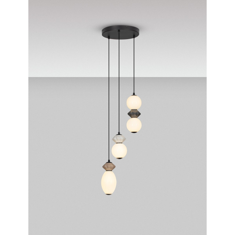Lampa Wisząca Szklana Lipana III | LED 37cm | Decolab24