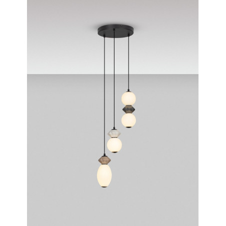 Lampa Wisząca Szklana Lipana III | LED 37cm | Decolab24