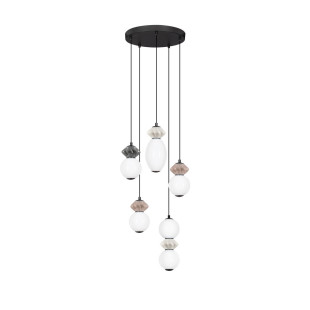 Lampa Wisząca Lipana V LED - Szklana Ceramika | Decolab24