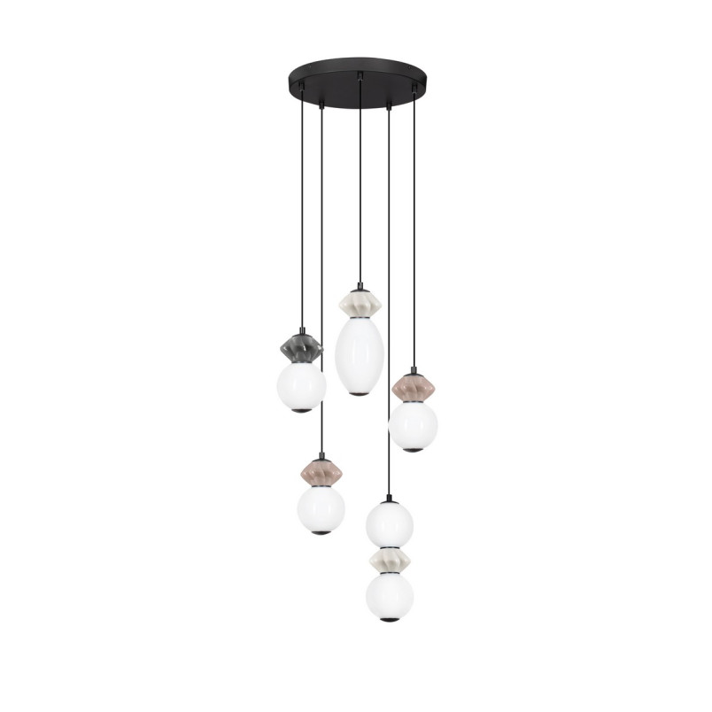Lampa Wisząca Lipana V LED - Szklana Ceramika | Decolab24