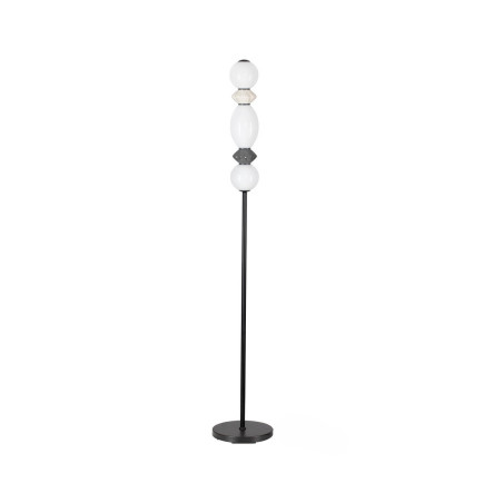 Lampa podłogowa Lipana LED - Szkło i Ceramika | Decolab24