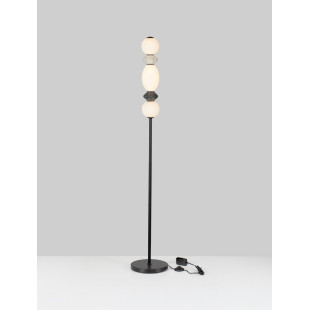Lampa podłogowa Lipana LED - Szkło i Ceramika | Decolab24