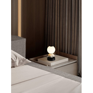 Lampa stołowa Lipana: Szkło i ceramika, LED 22cm - Decolab24