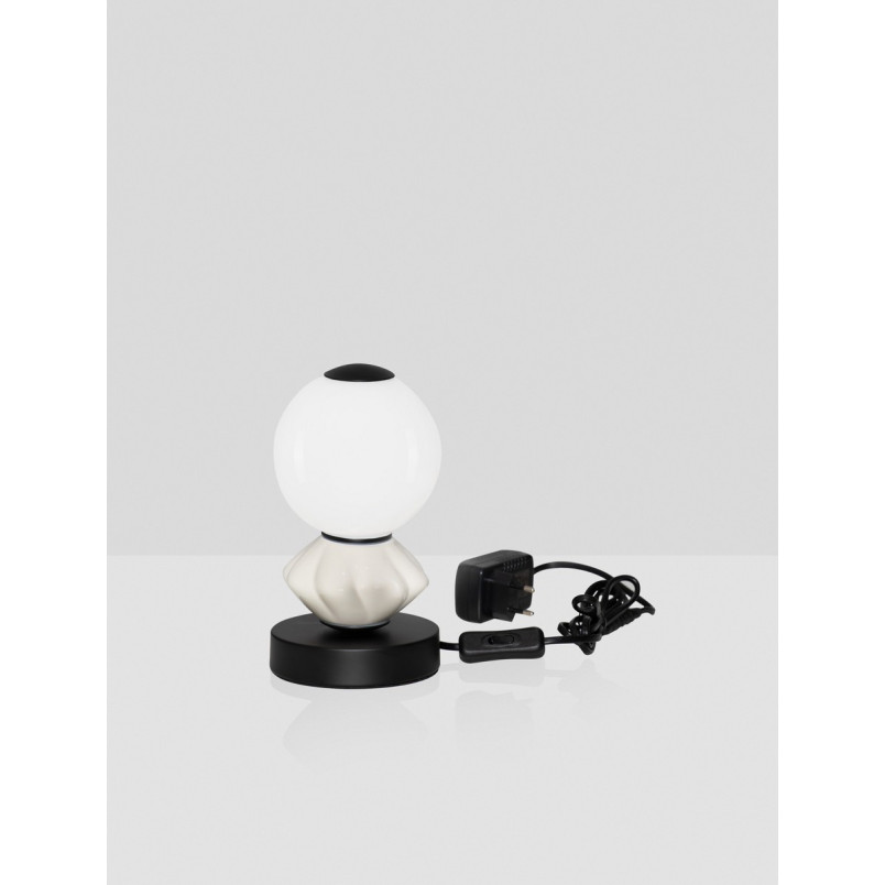 Lampa stołowa Lipana: Szkło i ceramika, LED 22cm - Decolab24