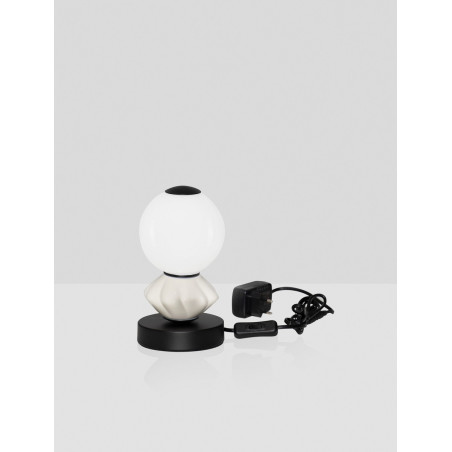 Lampa stołowa Lipana: Szkło i ceramika, LED 22cm - Decolab24